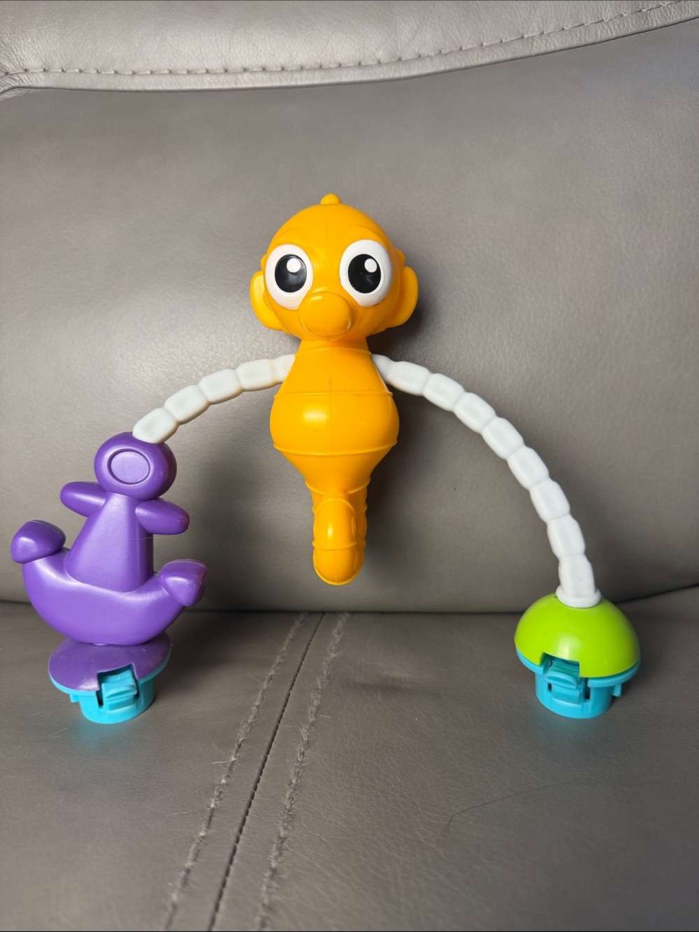 Nemo bouncer replacement Yellow Seahorse Clip-On Activity Toy for Kids